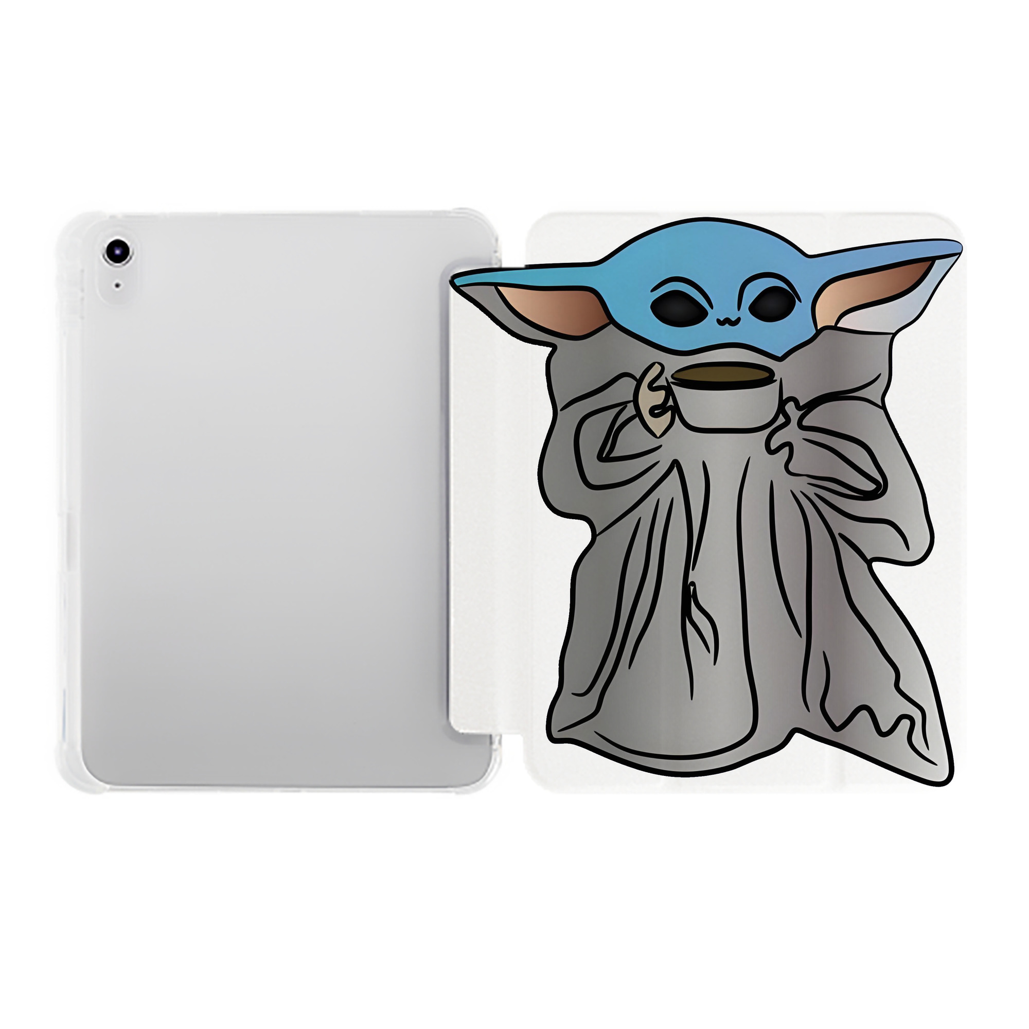 （画像用） スター・ウォーズ Star Wars IPad ケース ペン収納付き 三つ折りスタンド PUレザー×シリコン 対応機種9.5/10.5/10.9インチ